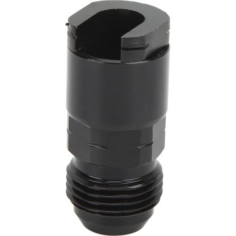 Adaptateur EFI à déconnexion rapide, en alliage d'aluminium anodisé noir, étanche, raccord de conduite de carburant mâle AN 8-3/8 po (1/5)