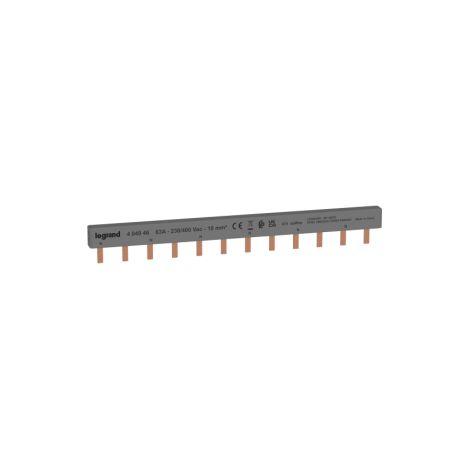 Legrand - Peigne d'alimentation bipolaire universel 12 modules - Ru00e9f : 404946