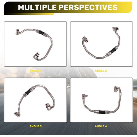 11537563706 ist ein Kühlwasserschlauch für den Turbolader eines BMW X6 E71. (1/4)