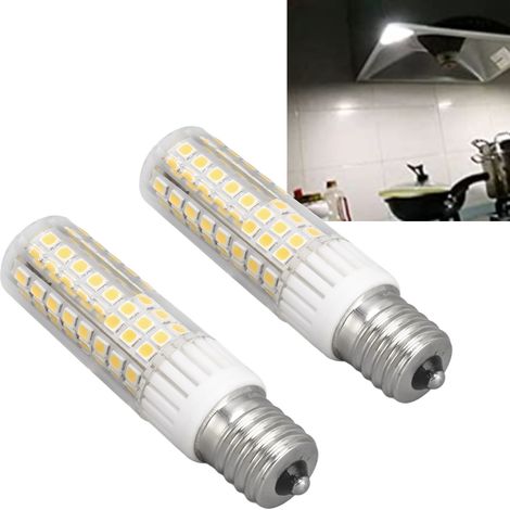 Ampoule LED E17, 100 LED 2835, ampoule pour four à micro-ondes, équivalente à une ampoule incandescente de 45 W, compatible avec les ampoules pour four à micro-ondes Whirlpool, Mettiger, GE, Kenmore e (1/5)