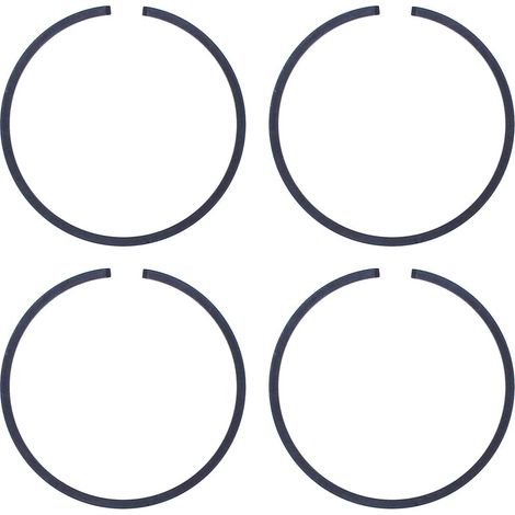4 pièces/lot Kit de segments de piston pour Husqvarna 61 262 261 265RX pour Jonsered 2065 2165 Tracteurs à essence (48MMx1,5MM) (1/5)