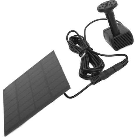Schwimmender Solarbrunnen mit Pumpe, ideal für Vogeltränken, Gärten und Aquarien. (1/5)