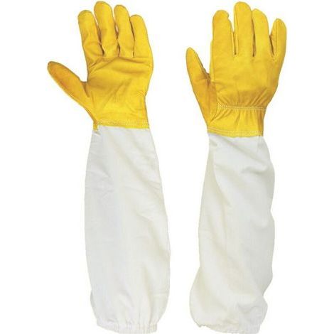 1 Paire de Gants Jaunes pour Apiculteur à Main Douce, Pouce Droit, Taille XXL (1/4)