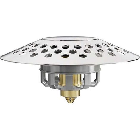 MUMU Sink Drain Plug with Hair Filter and Stain-Proof Core for Bathroom and Kitchen (1/4)