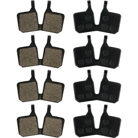 4 Paires Plaquette de Frein Velo, Brake Pads Plaquettes de Frein de Vélo VTT, Plaquettes de Frein Arrière en Résine Haute Performance en Métal pour MT5 MT7 (1/5)