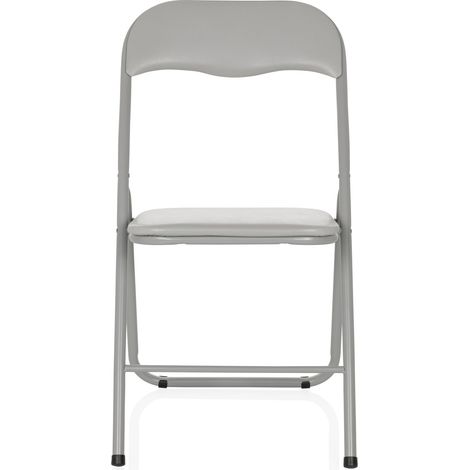 [NEUWERTIG] B-Ware Hjh Office Tudela Basic Pvc Grau Konferenzstuhl Besucherstuhl Klappstuhl (1/2)