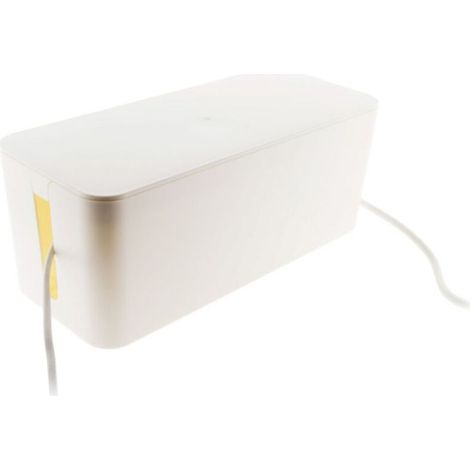 1pc (White)23.5x11.5x12cm Socket Board Storage Box Power Cord Charger Storage Box (1/4)