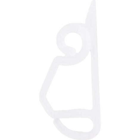 Clips Pour Guirlandes Lumineuses - Fixation Sur Gouttière Et Avant-Toit - Plastique Blanc - 120 Pièces