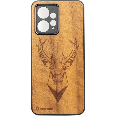 Bewood Redmi Note 12 4G Coque en Bois IMBUIA CERF (1/2)