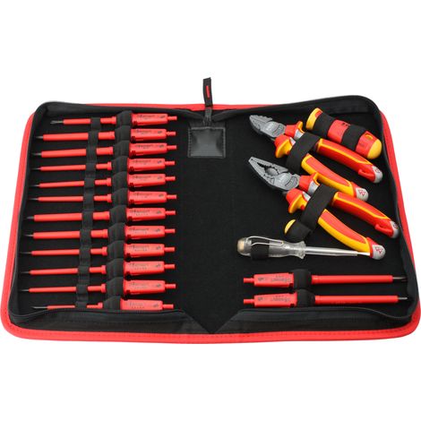 E-smart vde-aclinglingschatt vde zangen undaphasenprufer en el bolsillo 19-PC. (1/3)
