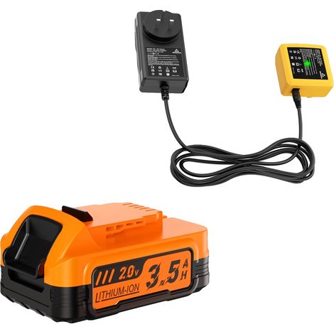 Batteria di ricambio, capacità 3500 mAh, compatibile con 20 V, SET 1 (1/2)