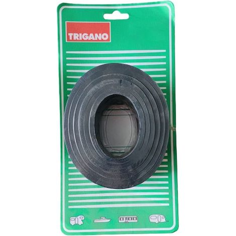 Trigano – Anneaux de suspension en caoutchouc pour remorque – Largeur 50 mm – Diamètre intérieur 5,5 cm – Jeu de 6 – Absorption des chocs