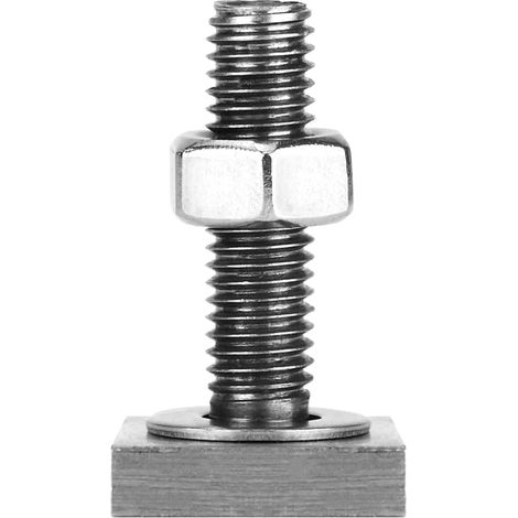 T-Track Adapter, M6 Stainless Steel Sliding Screws, Roof Box Mount, Roof Rack 20 x 20 mm (1/4)