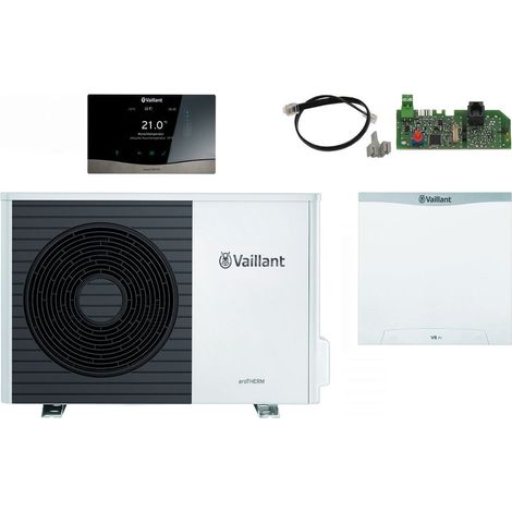 Vaillant aroTHERM Split Wärmepumpen-Paket 4.067 VWL 75/5 AS S2 für Hybridsystem, 3,7kW bei A7/W35, R290 (1/5)