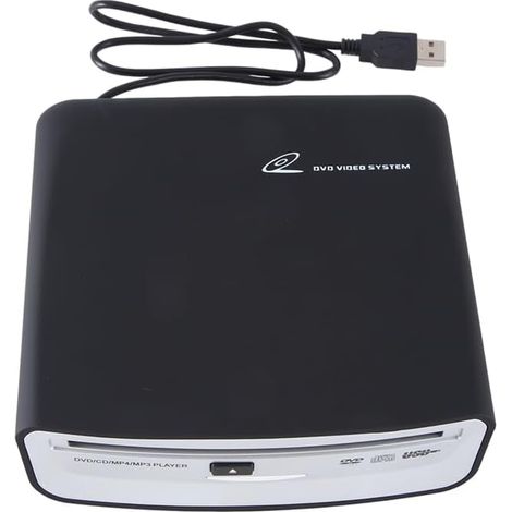 1x Lecteur CD, Interface USB 2.0, Plastique Noir, Compatible Android Linux Wince, Pour Autoradio Voiture (1/5)