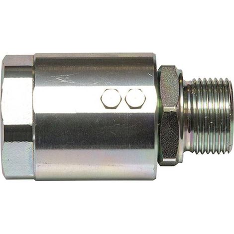 Raccord Tournant 1 po M x 1 po F - Laiton - Connexion Flexible et Pratique - Étanche - D-Work (1/2)