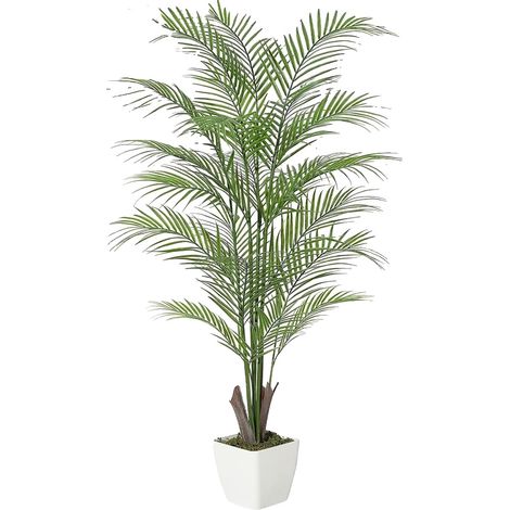 Palmera areca artificial, diseño realista, resistente a los rayos UV, 120 cm. (1/2)