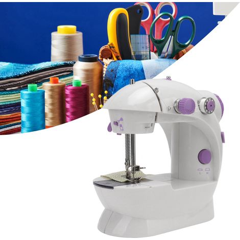 Mini machine à coudre portable pour la maison, norme européenne 220 V (1/5)