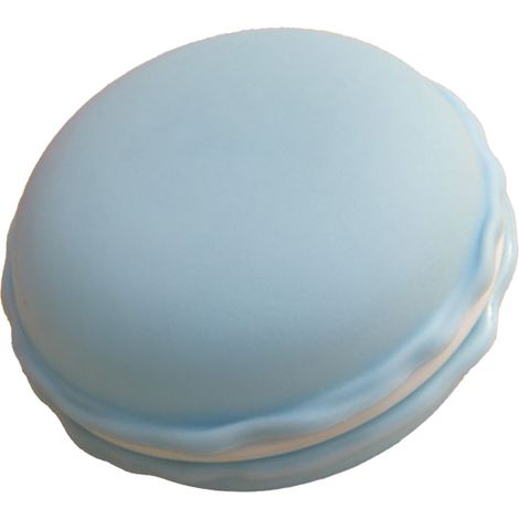 Schmuckkästchen in Makkaroniform, hellblau, aus Kunststoff, exquisite Aufbewahrungsbox in Makkaroniform für Frauen und Mädchen (1/5)