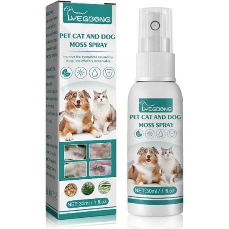 Récupération Et Soulagement des Démangeaisons Teigne pour Chien Chat Soulagement 30ml Chat Dermatite Eczéma Teigne Chat Teigne (1/4)