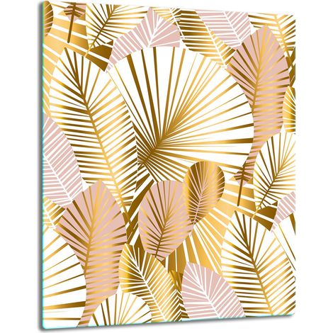 TABLERO DE MESA DE PANEL DE CRISTAL 40x52 PLUMAS (1/5)