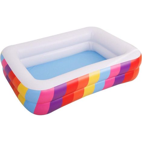 Jilong Bassin gonflable rectangulaire multicolore 195x140x47 cm