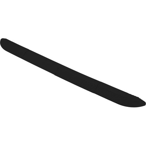 Rubber Door Threshold Strip, Sweeper Ramp (BLACK) (1/5)