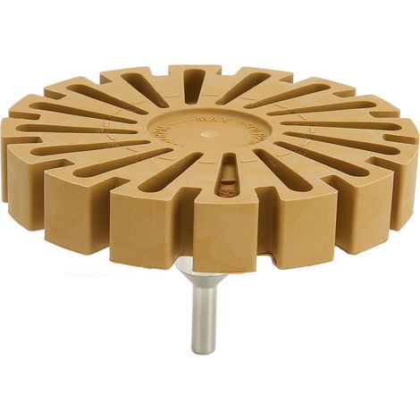 Meule à gomme de 10 cm (4 pouces) pour émousser, pale de ventilateur ronde, perceuse électrique manuelle, meulage 100 mm pour voiture et camping-car