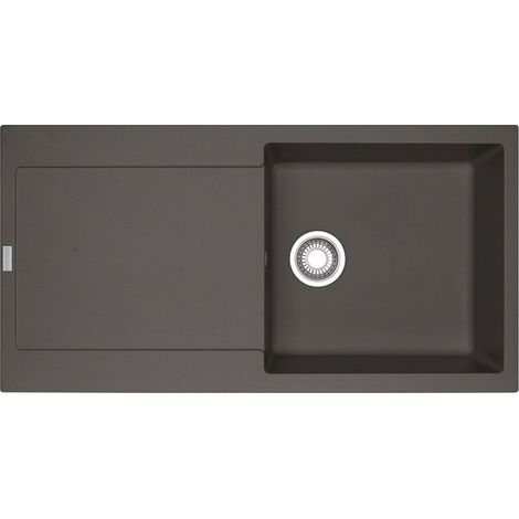 Franke Einbauspüle Maris MRG 611-97 Fragranit+ Schiefergrau Excenterbedienung (Druckknopf) (1/2)