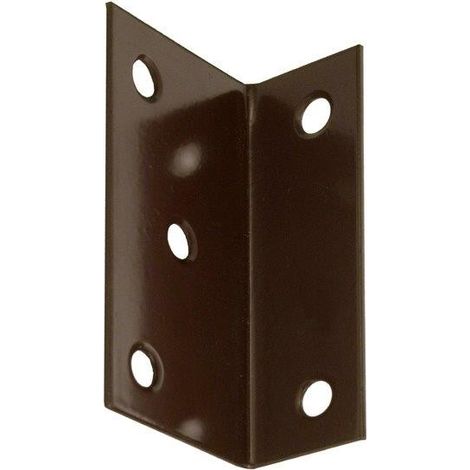 CONNEX - LASTRINE ANGOLARI PLASTIFICATEMARRONI 75X40X25MM 5PZ