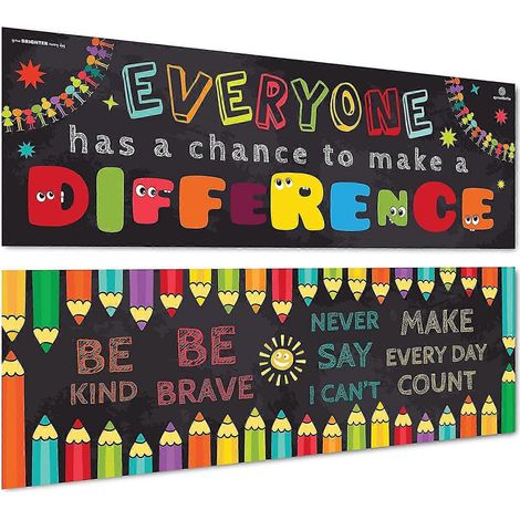 Bannières et affiches décoratives pour la classe : éduquer, motiver et inspirer les enseignants et les élèves à progresser. (1/5)