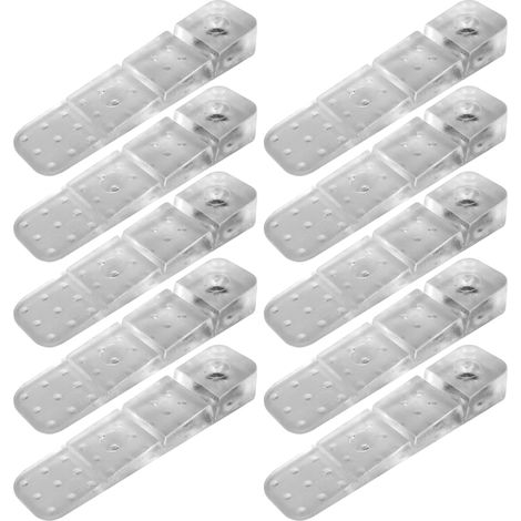 Cyclingcolors – Lot de 10 cales auto cassantes 60mm – Transparent – Ajustement optimal pour meubles – Idéal pour calage précis