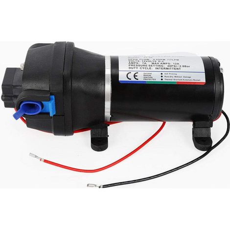Wasserpumpe Hochdruckpumpe Diaphragm Pump Membranpumpe Bewässern Pumpen Pumpen+Filter 12V 40PSI für Yacht Wohnwagen (1/6)