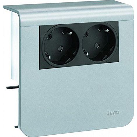 Hager Système de plinthe électrique aluminium moderne