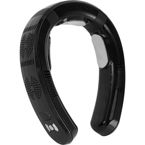 Aire acondicionado portátil sin aspas，recargable，con pantalla digital，3 velocidades de viento，apto para uso en interiores y exteriores (negro)