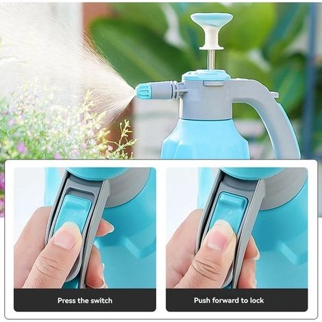Pulvérisateur à pression manuel de grande capacité (ml) pour le jardinage, l'arrosage des fleurs, la désinfection et le nettoyage ménager. (1/5)