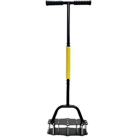 Aérateur de Pelouse Manuel à Ressorts, Outil d'Aération du Sol Robuste pour Jardin et Entretien de Pelouse (1/5)