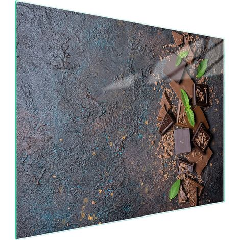 Glasschneidebrett 52x40 Schokolade (1/5)