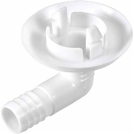Raccord coudé pour tuyau d'échappement de climatisation, 30 mm, 1 pièce, pour mini-split et climatiseur de fenêtre (1/2)