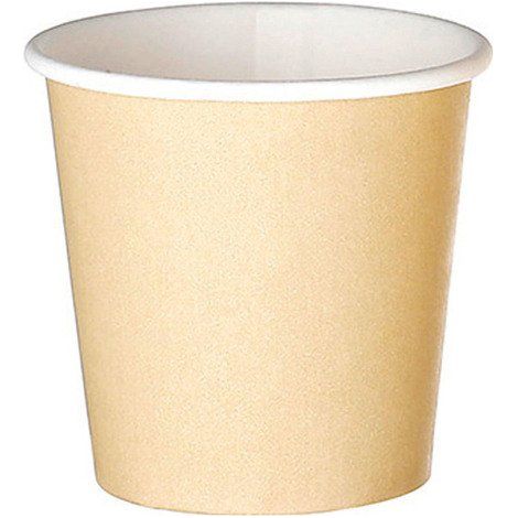 Gobelet jetable en carton Kraft 12 cl - lot de 100 - Maxiburo