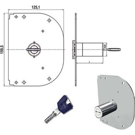 Cilindro de bomba de 60 mm D 29 K55 Cr