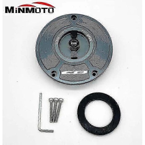 Gas Fuel Tank Cap Cover For Cb400 Cb500/s Cb 600f/900f Cb1000 Cb1100 Cb1300 St1300 Cbf600n/s Cbf1000/500( Titanium Black) (1/5)