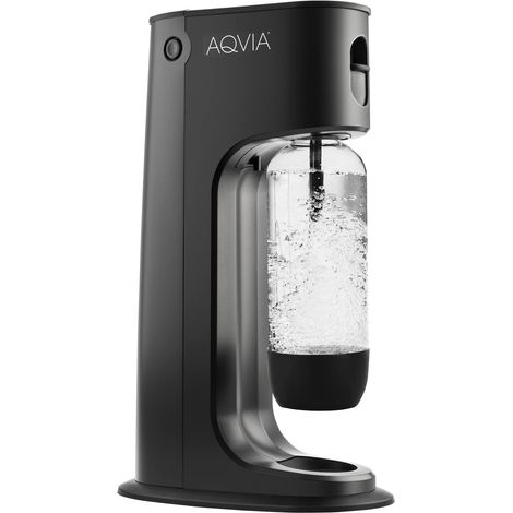 Aqvia Balance, gasatore con bottiglia in PET senza BPA (nero) (1/4)