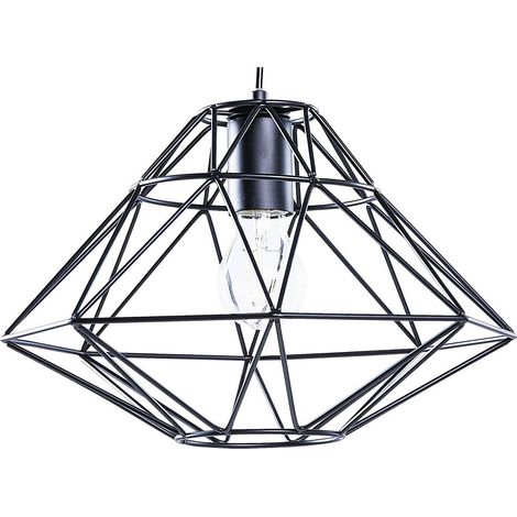 Hängeleuchte GUAM Metall Schwarz
