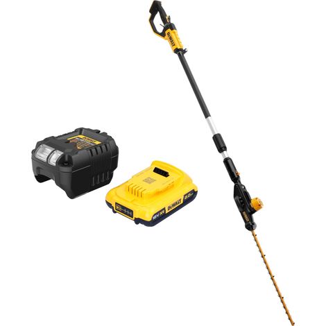 Cortasetos inalámbrico DeWalt DCMPH 566 D1 18 V 55 cm + 1x batería recargable 2,0 Ah + cargador (1/5)