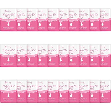 30 Pièces Lingettes Pour Enlever la Cire de Visage Peaux Sensible, Nettoyage Pour Épilation - Wipes Remover After Wax Beauty (1/5)