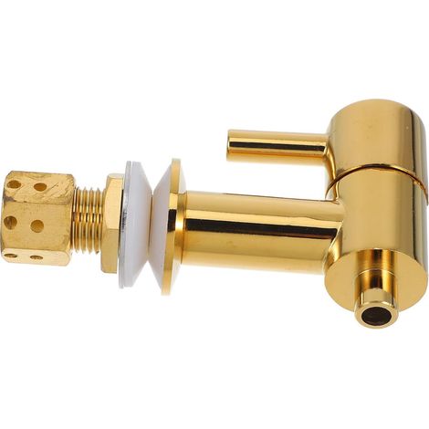 Robinet Distributeur de Boissons en Cuivre 16 Mm, Bec Verseur Cylindrique de Remplacement pour Distributeur D'eau, Pièce Détachée Compatible pour Fontaine à Jus, Usage Camping (1/5)