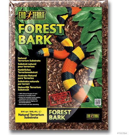 Exo Terra Forest Bark sustrato natural marrón 26,4 litros