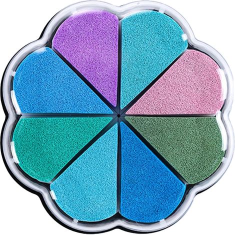Ink pads for, Ink pads for stamps Petal shaped fingerprint ink (1/5)