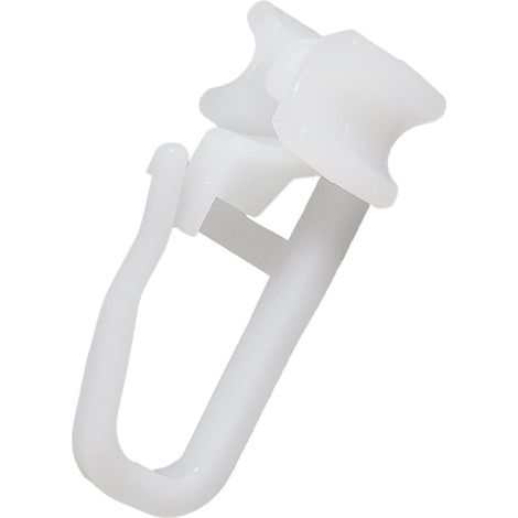 Poulies en X, poulies pour tringle à rideaux, crochets à billes, accessoires pour rideaux, accessoires pour rail de guidage, poulies pour châssis de rideaux (10 pièces)